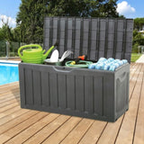 Storage Box Black 118x53x57 cm Polypropylene 153887