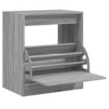 Shoe Cabinet Grey Sonoma 60x42x69 cm Engineered Wood 839985