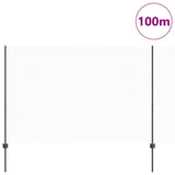 Welded Wire Fence 100 x 1.6 m PVC-Coated Steel Grey 3336945