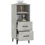Sideboard Concrete Grey 34.5x34x90 cm Engineered Wood 812370