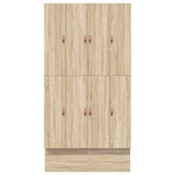 Storage Bed Frame with Drawer Sonoma Oak 120 cm Engineered Wood 3335631
