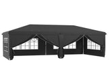3 x 6 m Pop Up Gazebo with Sides and Windows, Height Adjustable Wedding Camping Party Tent Canopy T3398P317720