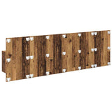 Headboard with Cabinet 3 pcs Old Wood Engineered Wood 3415675