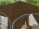 Pop-up Party Tent 192 x 192 x 245 cm Taupe 42019839