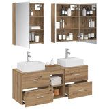 Bathroom Furniture Set 5 pcs Artisan Oak 3406814