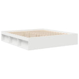 Bed Frame without Mattress White 200x200 cm 3203887