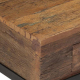 TV Cabinet 110x30x46 cm Solid Wood Reclaimed 351124