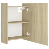 Bathroom Mirror Cabinet Sonoma Oak 62.5x20.5x64 cm Engineered Wood 803311