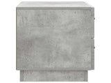 Bedside Cabinet with Drawer Concrete Grey 62 x 34.5 x 44.5 cm 895238