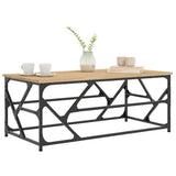 Coffee Table Sonoma Oak 100x50x40 cm Engineered Wood 834126