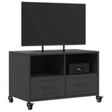 TV Cabinet Black 68x39x43.5 cm Steel 846698