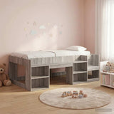 Kids'Bed Frame with Storage Grey Sonoma 75 x 190 cm 3422640