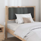 Upholstered Headboard Brown 90 cm Solid Pine Wood 879085