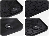 Car Mat 4 pcs Black suitable for T-ROC Cabrio 2019- Rubber 42029133