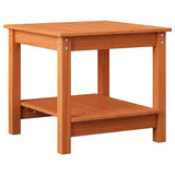 Coffee Table Wax brown 50 x 50 x 45 cm Solid pine wood 858232