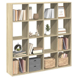 Book Cabinet Sonoma Oak 137.5x29x137.5 cm Engineered Wood 3310291