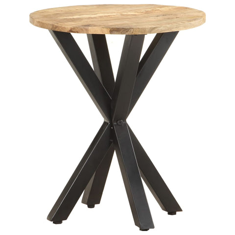 ZNTS Side Table 48x48x56 cm Solid Mango Wood 320656