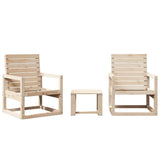 Garden Lounge Set Pine Wood Solid Pine Wood Medium 832552