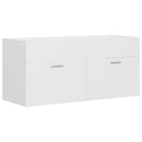 Sink Cabinet White 100x38.5x46 cm Engineered Wood 804674