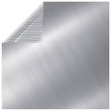 Rectangular Pool Cover 1000x600 cm PE Silver 93104