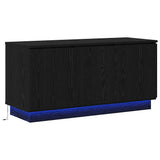TV Cabinet Black Oak 100 x 38 x 49 cm Engineered Wood 869667