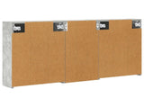 Bathroom Cabinet Set 3 pcs 116 x 16 x 62.5 cm Engineered wood 3403811