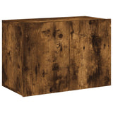 5 Piece TV Wall Units Smoked Oak Engineered Wood 3216468