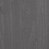 Shoe Cabinet HAMAR Light Grey 85x40x108 cm Solid Wood Pine 340519