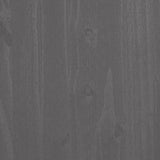 TV Cabinet HAMAR Light Grey 106x40x40 cm Solid Wood Pine 340471