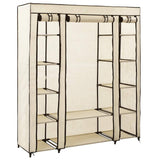 Cabinet Cream Non-woven fabric 150 x 45 x 176 cm Collapsible 282435