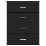 Sideboards 2 pcs Black 60x39x80 cm Engineered Wood 3276624