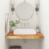 Bathroom Countertop 70x60x2.5 cm Rectangular Solid Wood Acacia 370259