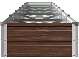Raised Garden Bed Black 600 x 40 x 24 cm cold-rolled steel 8006374