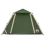 Camping Tent Dome 4-Person Green Quick Release 4004143