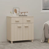 Sideboard HAMAR Honey Brown 79x40x80 cm Solid Wood Pine 340436