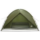 Camping Tent with Rainfly Water-resistant Dome Olive Green 42029005