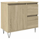 Bathroom Cabinet Sonoma Oak 65x33x60 cm Engineered Wood 849677
