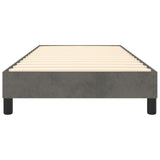 Box Spring Bed Frame Dark Grey 90x200 cm Velvet 3120749