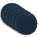 Cushion with Pillow HEERLEN 6 pcs Blue Microfiber Fleece 929788
