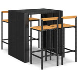 Garden Bar Set Black 3187700