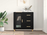 Sideboard Black Oak 69.5 x 34 x 90 cm Engineered Wood 880835