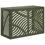 Air Conditioner Cover Olive Green 90 x 40 x 60 cm Steel 8014097