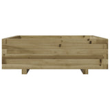 Garden Planter 80x80x26.5 cm Impregnated Wood Pine 847312