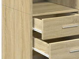 Highboard Sonoma Oak 70x42.5x185 cm Engineered Wood 3281464