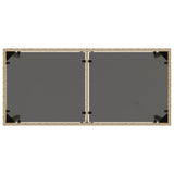 5 Piece Garden Dining Set with Cushions Beige Poly Rattan 365083