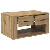 Coffee Table Artisan Oak 80 x 50 x 40 cm Engineered Wood 881130