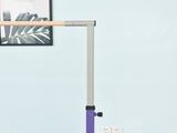 Steel Frame Adjustable Horizonal Gymnastics Bar For Kids Home Gym Training Purple T3398P349204