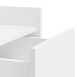 Bedside Cabinet White 45x50x65 cm Engineered Wood 848304