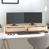 Monitor Stand 100x27x15 cm Solid Wood Pine 813959