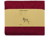 Table Cloth 5 pcs Round Wine Red 160 cm 42040498